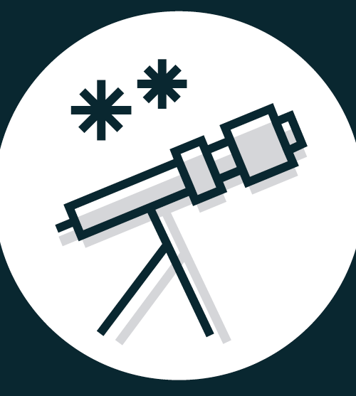 icon telescope